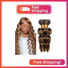 P427 Blonde Bundles Human Hair Loose Deep Wave Bundles Human Hair NerriHou 22 24