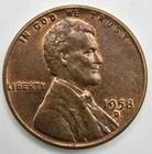 1958 D Lincoln Wheat Cent Red/Brown AU/BU You Grade it! RB Penny Free Ship!