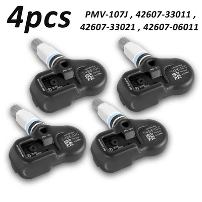 4PCS Upgrade TPMS 42607-33021 Tire Pressure Sensor OE PMV-107J for Toyota Lexus - Image 1 of 4
