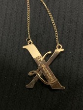 Louis Vuitton X Xavier Gold Metal Champagne Charm Keychain Rare