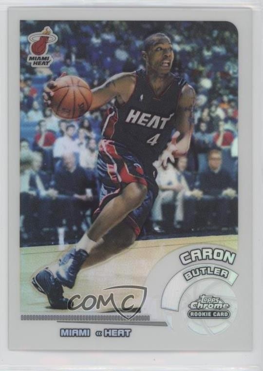 2002 Topps Chrome White Border Refractor 222/249 Caron Butler #164 Rookie RC h8k