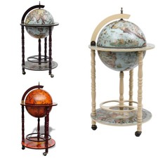 Eukalyptusholz Globusbar Flaschenregal Minibar Hausbar mehrere Auswahl