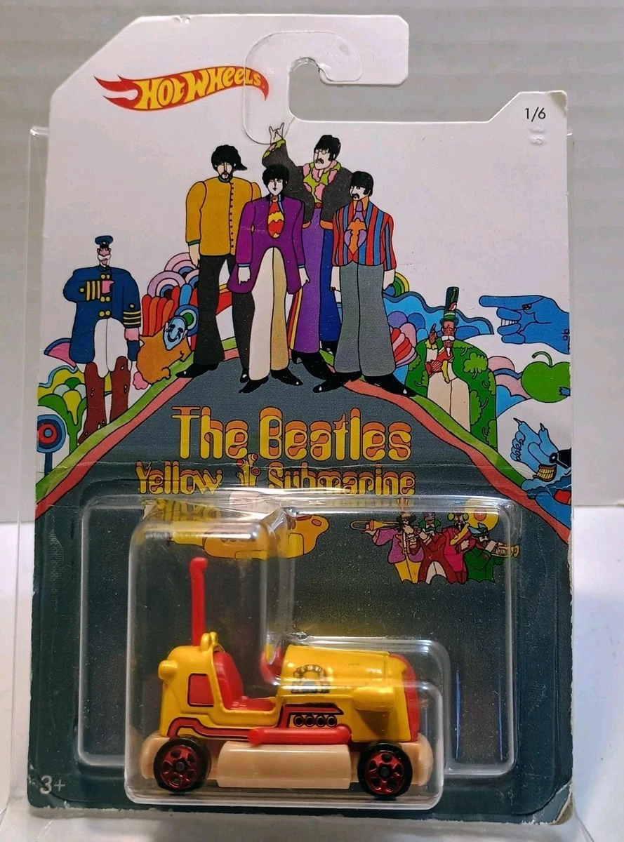 Hot Wheels The Beatles Yellow Submarine Contemporary Diecast Cars