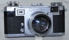 Zeiss Ikon Contax IIa camera T8570 w/ CZJ Sonnar f1.5 f5cm T Nr 2790108