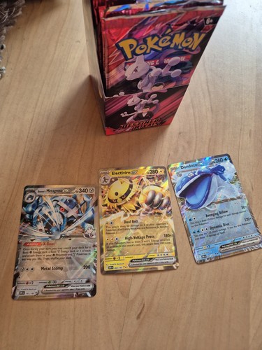 Pokémon Tcg Scarlet & Violet Destined Rivals half Booster Box *OPEN* with hits