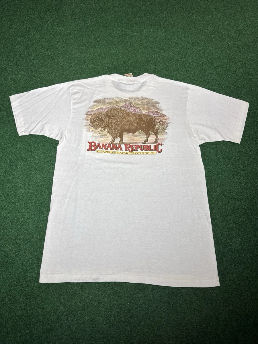 Preços baixos em Camiseta vintage Banana Republic em Camisetas
