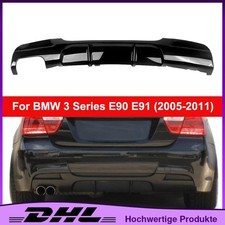 Für BMW 3er E90 E91 05-11 Diffusor Stoßstange Blende Heckdiffusor M Performance