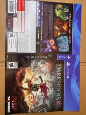 Darksiders III Box Art Insert PS4 PlayStation 4 Original Replacement
