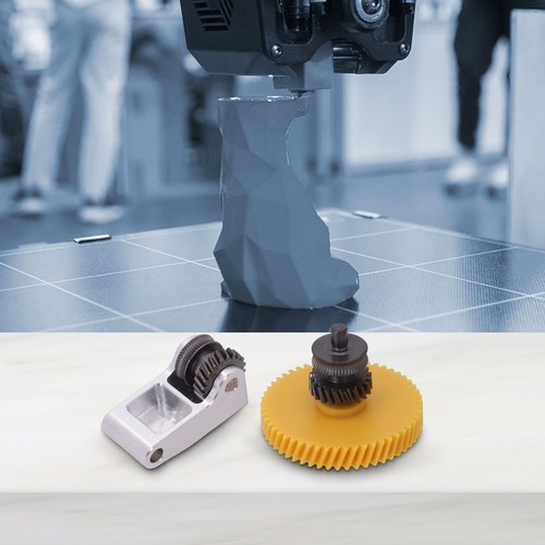 For Bambu Lab Compatible Upgraded Extruder Double Gears for 3D Printing - Photo 11/16