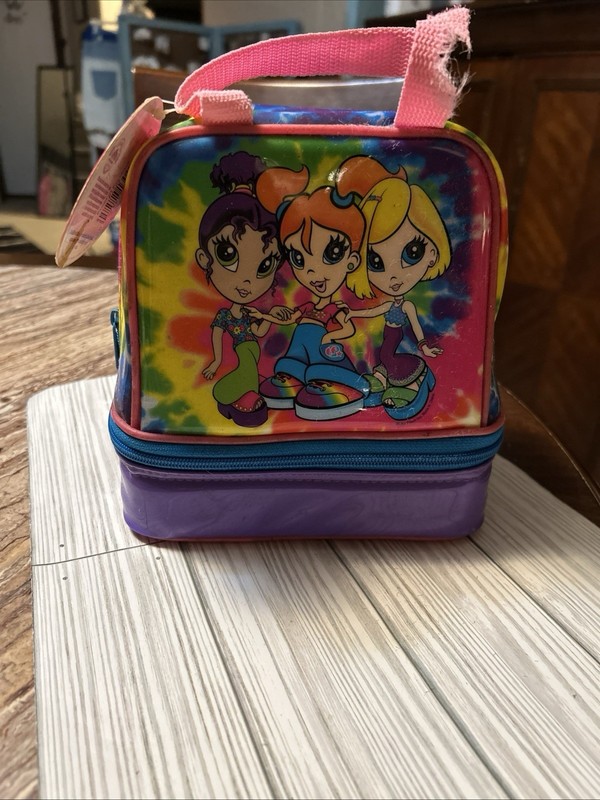 Vintage Fab Girls Lisa Frank Lunchbox
