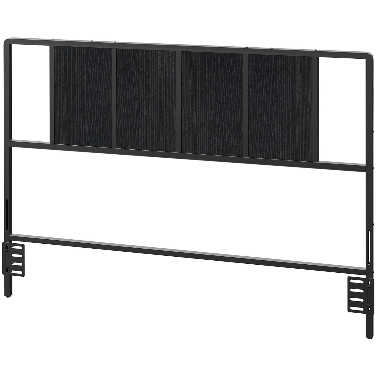 Queen Size Headboard Only, Metal Headboard with Adapters, Minimalist Industri...