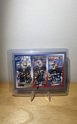 2005 Topps Total Josh Reed Sam Aiken Jonathan Smith #406 Silver Autograph Bills