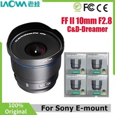 Laowa FF II 10mm F2.8 Zero-D Full Frame Auto Focus Lens for Sony E-mount Cameras