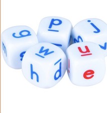 Really Good Stuff Lowercase Letter Dice Phonics 4 Sets 24 Dice Literacy NEW