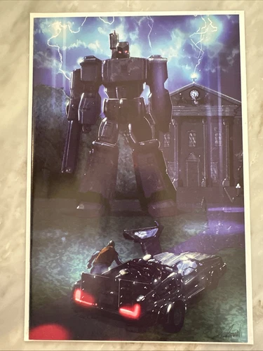 Transformers/Back To The Future #1 NM+🔥VHTF🔥Virgin Scorpion Comics 66/300