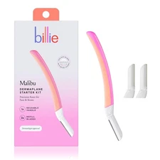 Billie - Dermaplane Starter Kit - Reusable Handle + 3 1 Count (Pack of 1) 