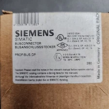 Siemens Simatic 6ES7972-0BB60-0XA0 Profibus DP Connector BRAND NEW x2 E:01
