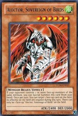 Alector, Sovereign of Birds - TU06-EN011 - Rare - Unlimited Edition - Damaged