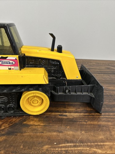 Tonka 738 Bulldozer pressofuso metallo e plastica 18" giallo - Foto 9 di 24