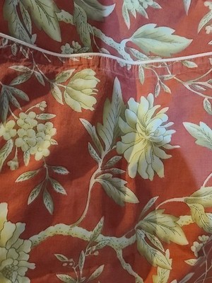 Ralph Lauren VILLA CAMELIA Full Queen Paprika Floral  Duvet Cover Only