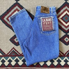 Vintage 90s LA Blues Mom Jeans Women s Size 14 Tapered High Rise 29x29