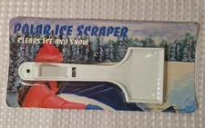 Vintage Polar Ice Scraper Plastic Snow Winter Car Auto Tool GSL New