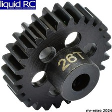 Hot Racing NSG26M1 26t Steel Mod 1 Pinion Gear 5mm