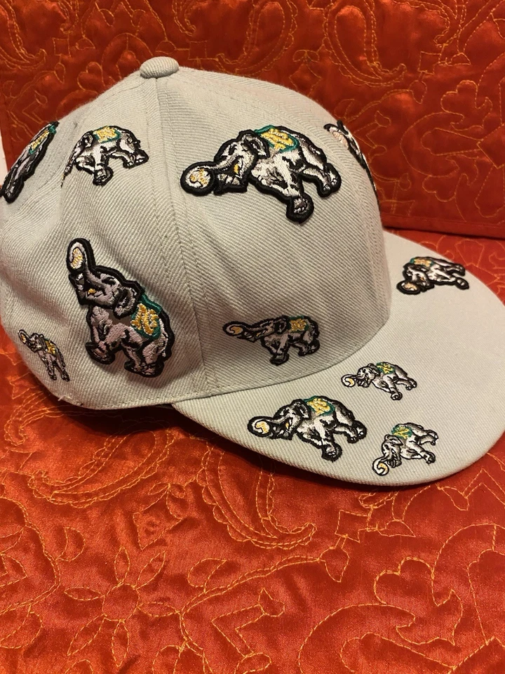 Sombrero American Needle 7 1/2 Oakland Athletics para hombre logotipo ajustado pico plano vintage Foto 3 de 4