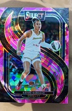 2025 Panini Select WNBA - Premier Level Satou Sabally #133 Pink Camo Prizm /175