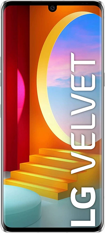 LG Velvet Dual Sim Aurora Silver 128GB LM-G910EMW Android Neu in White Box - Bild 3 von 4