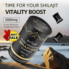 Shilajit GOLD Gummies, Organic, Extremely Potent 3000 mg, Fulvic Acid US