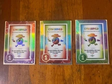 SDCC 2025 Doomlings Unplayed Set of 3 Contrived Holofoil Friday Saturday Sunday