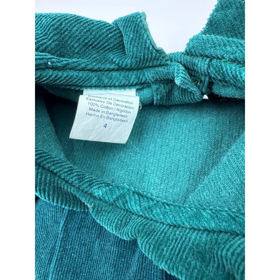 Vestido vintage de oso de pana para niños años 90 Foto 3 de 3