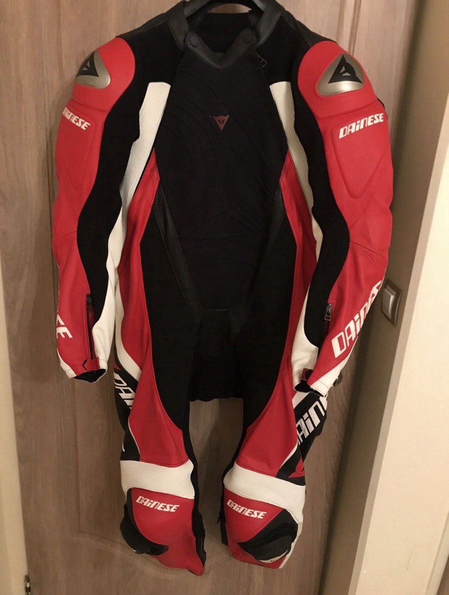 Dainese W-Frame One Piece Leather Suit Size 44 US / 54 Euro | eBay