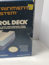 Nintendo NES Original Video Game Console Near Complete in Box  Tested/Working