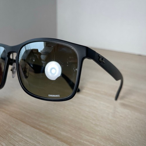 Ray-Ban RB4264 601-S/5J Chromance Occhiali da Sole Polarizzati Nero/Grigio Specchio 58-18 - Foto 8 di 13