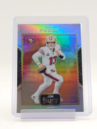 BROCK PURDY 2024 PANINI SELECT SCORE FOOTBALL SILVER PRIZM #13 49ERS Q7762
