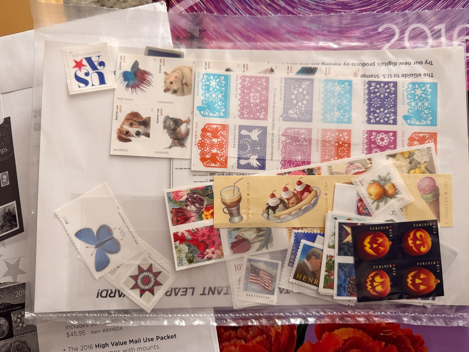 2016 USPS Stamp Year Book Sealed with Mail Use Packet | eBay