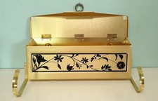 Vintage Anodized Gold MCM Aluminum Retro Wall...