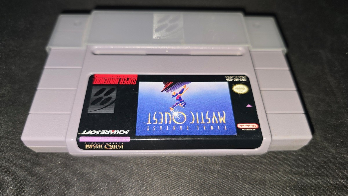 Final Fantasy: Mystic Quest Authentic Super Nintendo SNES EXMT+