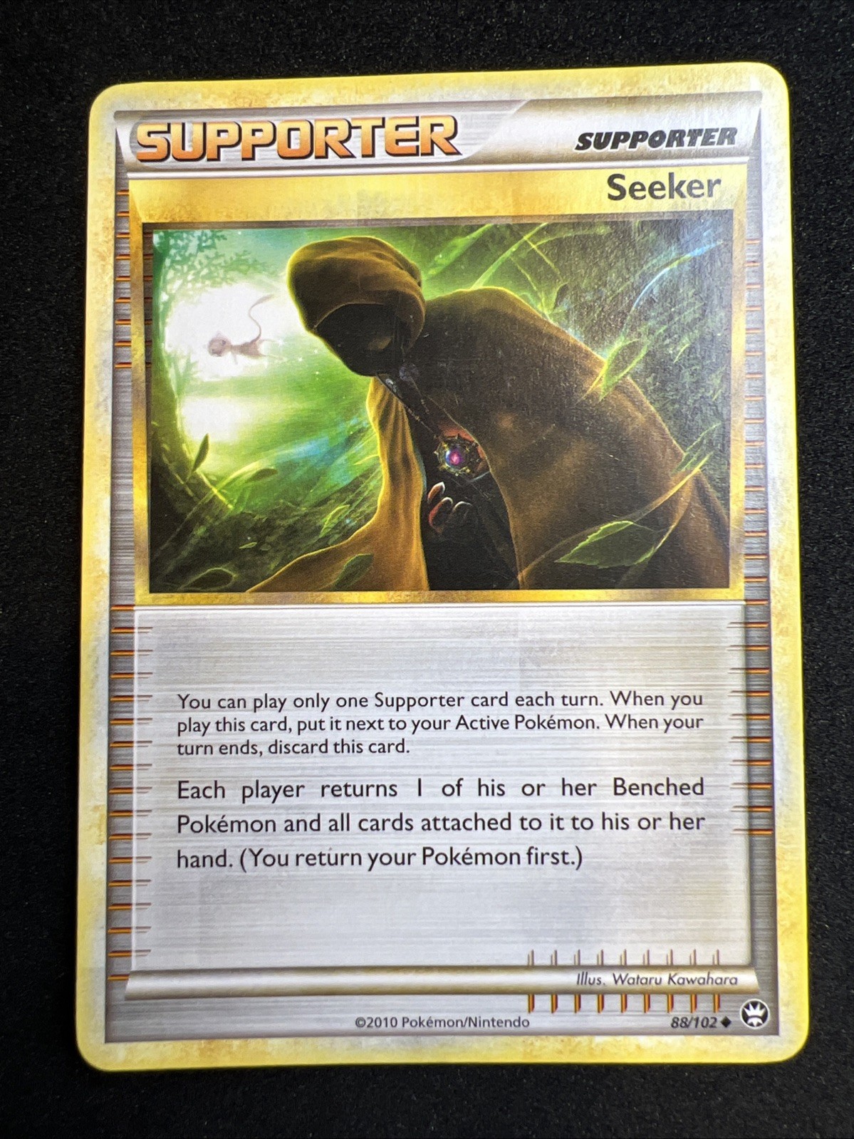 Seeker 88/102 Non-Holo HS Triumphant Pokemon Card 2010 Supporter