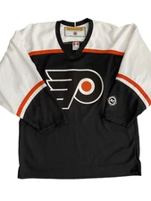 VTG Philadelphia Flyers Jersey Mens Medium White Black Koho NHL Hockey 90s