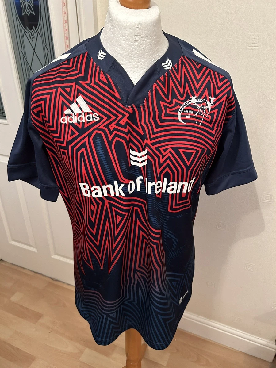 Maillot De Rugby Vintage Munster 2003/04 Canterbury - Manches Longues - Rouge - Taille XL - Occasion
