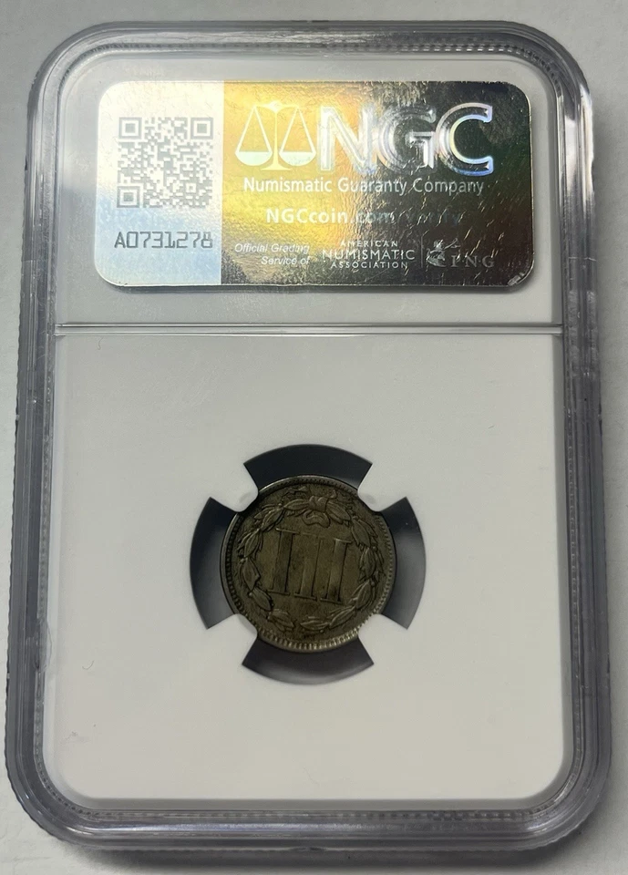 1865 DDO 3cn fs-102 xf45 NGC Low Population *RARE FIND* - Image 2 of 4