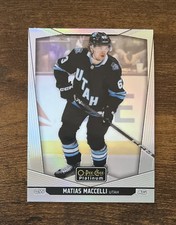 2024-25 O-Pee-Chee Platinum Rainbow Matias Maccelli #135 Utah Mammoth Leafs