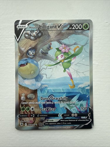 Pokémon TCG Hisuian Lilligant v Astral Radiance Holo Ultra Rare Card 163/189