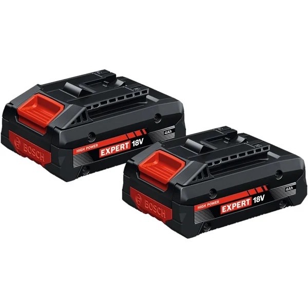 Bosch Expert EXBA 4.0Ah Battery Twin Pack (Charger NotIncluded) 18V EXBA18V-40/2