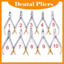 Dental Orthodontic instruments Lingual Wire NiTi Cinch Back Plier Needle holder