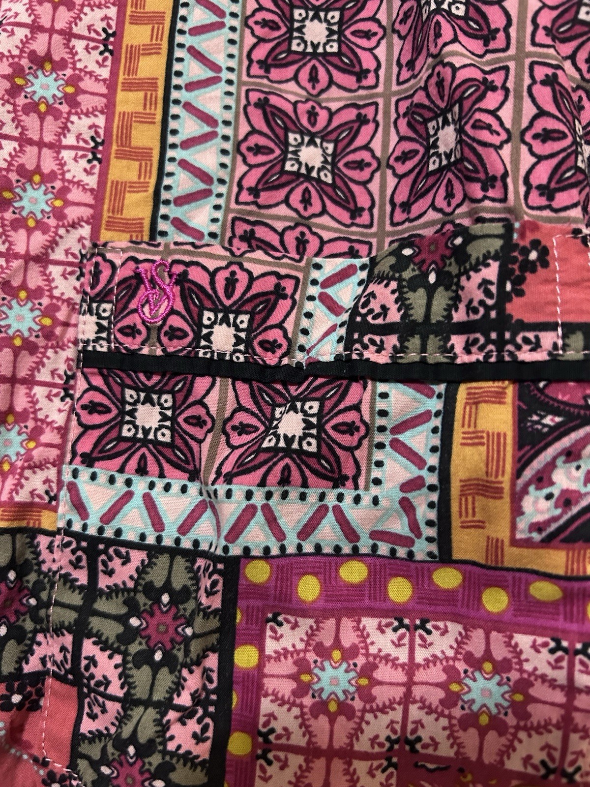 Victoria’s Secret Medium Patchwork Print Pajama S… - image 3