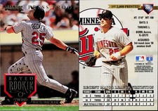 1995 Donruss Baseball Card Press Proof #88 Rich Becker #/2,000